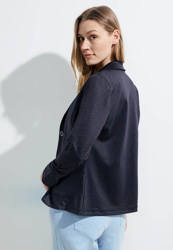 Gather Detail Sweat Blazer - Universal Blue