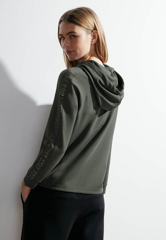 Sleeve Detail Hoodie - Dynamic Khaki