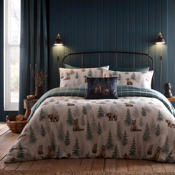 Lodge Bear Walks Duvet Cover Set