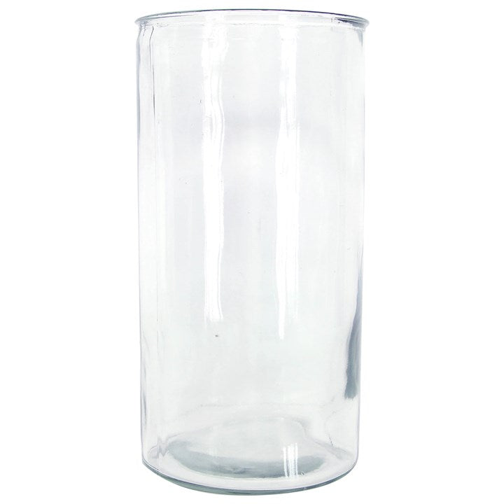 Large Clear Straight Vase