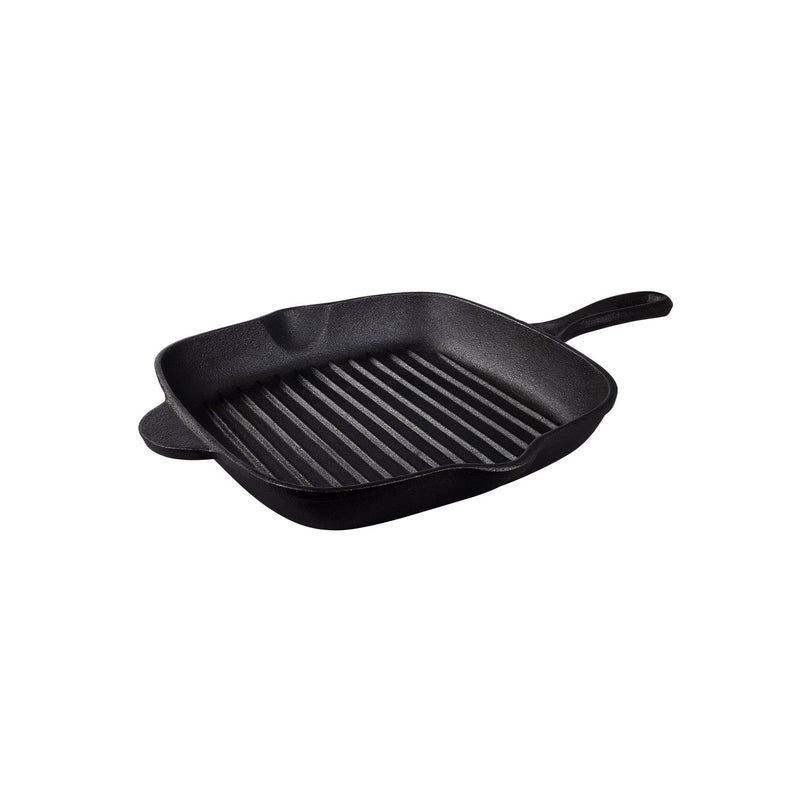 Pre-Seasoned Cast Iron 27cm Square Griddle Pan