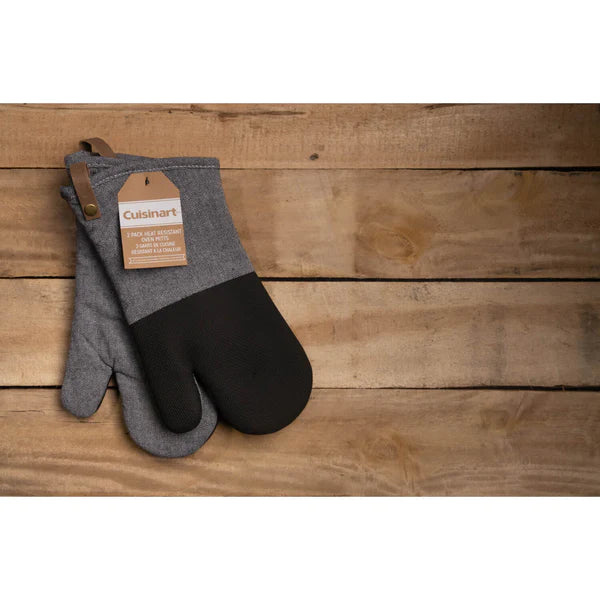 Neoprene Oven Mitt 2pk - Charcoal