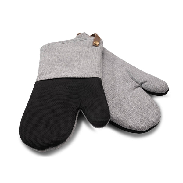 Neoprene Oven Mitt 2pk - Grey