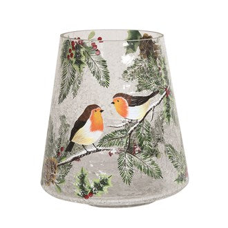 22cm Robin Candle Holder