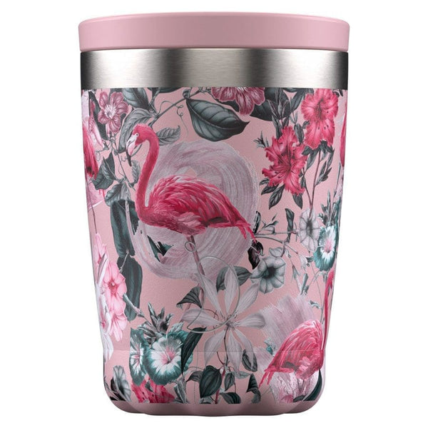 340ml Coffee Cup -  Tropical Flamingo