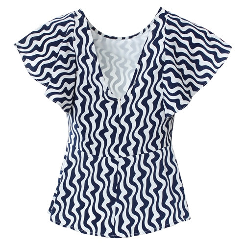 Polly Top - Navy