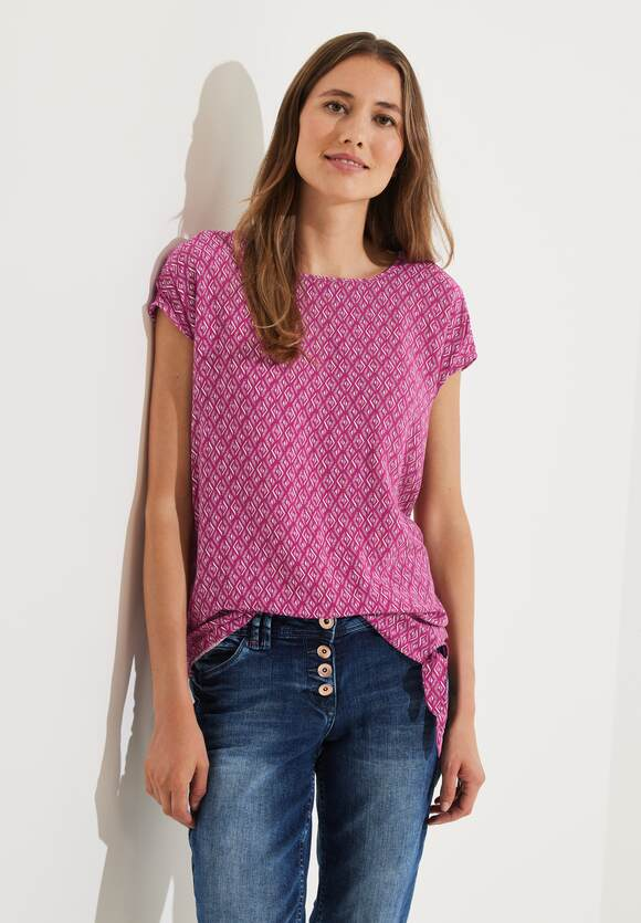 Minimal Knot Blouse - Cool Pink