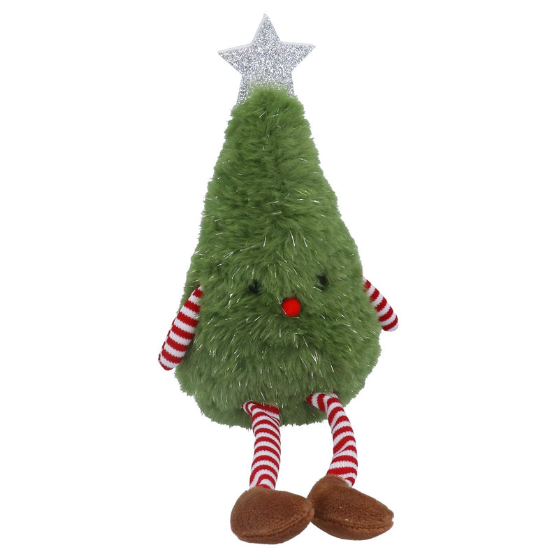 Fabric Christmas Tree Man Shelf Sitter