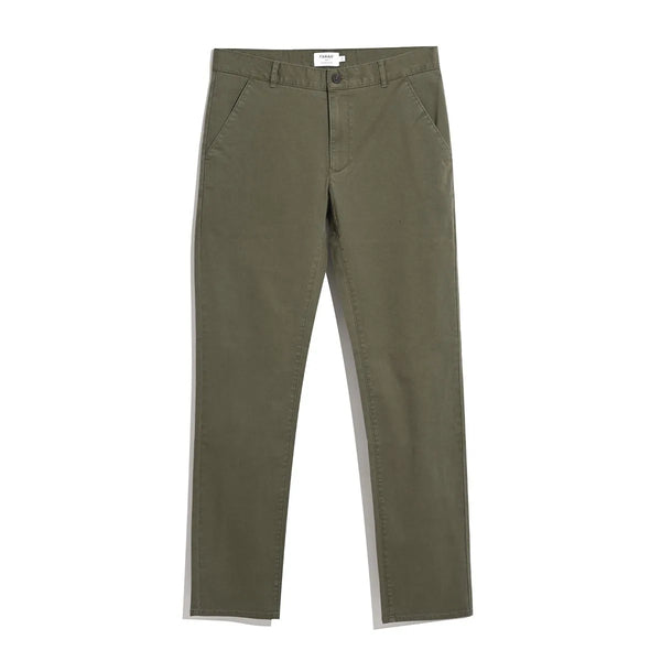 Elm Twill Chino - Olive Green