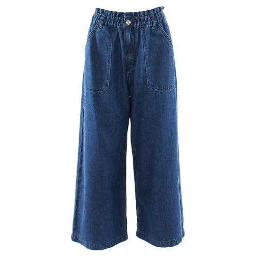 Lynsey Denim Culotte - Dark Blue