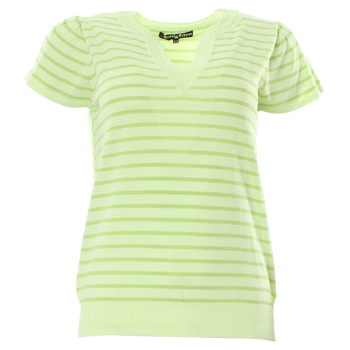 EDEN STRIPE JUMPER - Lime