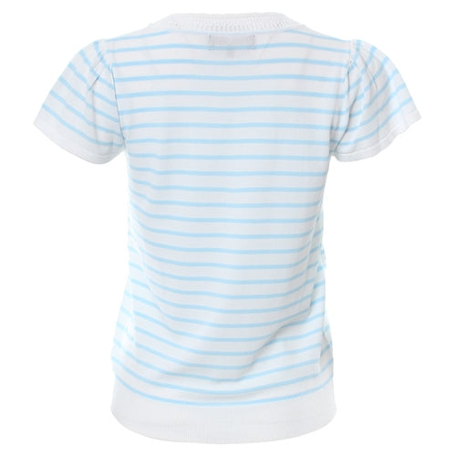 EDEN STRIPE JUMPER - Sky Blue