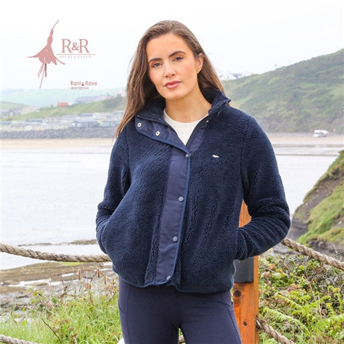 Carol Teddy Bomber - Navy