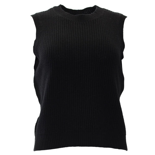 Lydia Sleeveless Jumper - Black