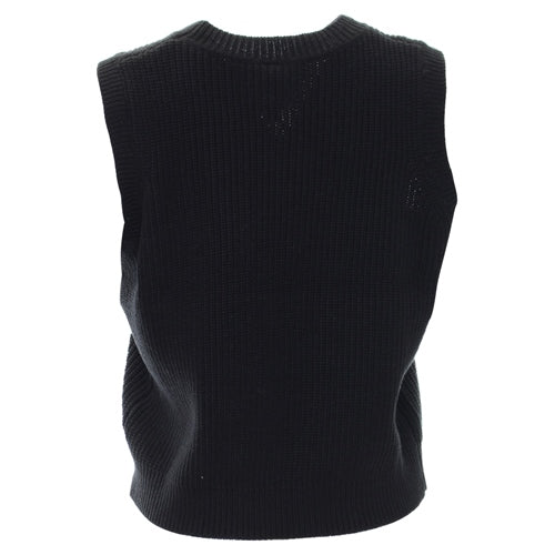 Lydia Sleeveless Jumper - Black