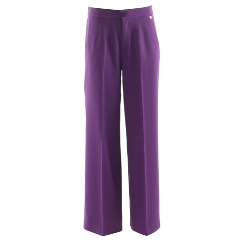 Wide Leg Trouser - Purple