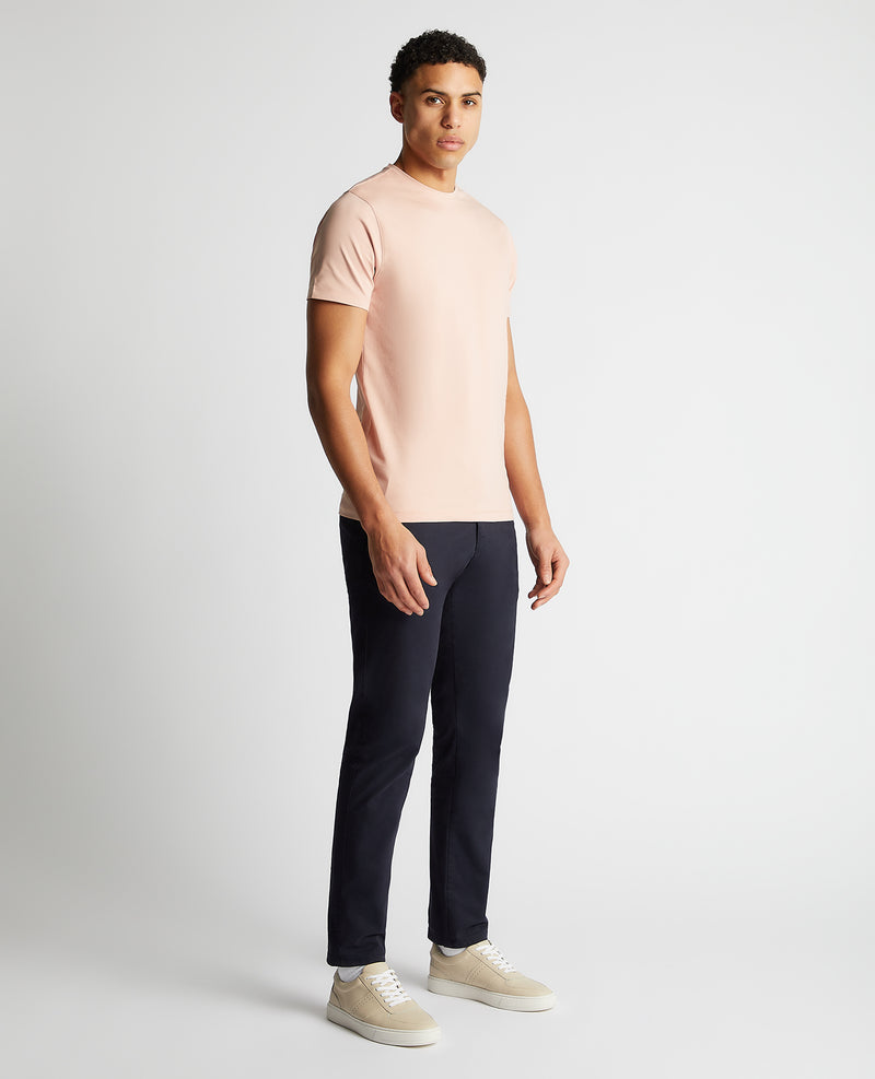 Plain Branded T-Shirt - Light Pink