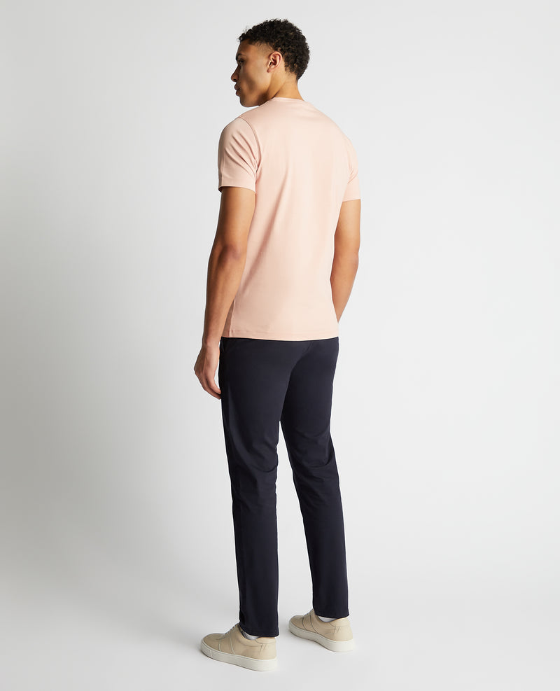 Plain Branded T-Shirt - Light Pink