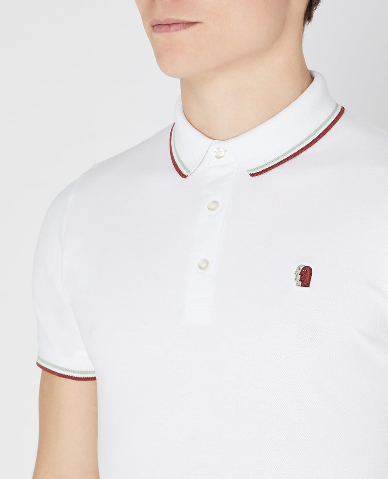 Short Sleeve Polo - White