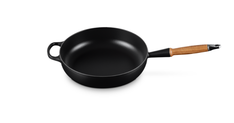 Signature Cast Iron Saute Pan 28cm - Satin Black