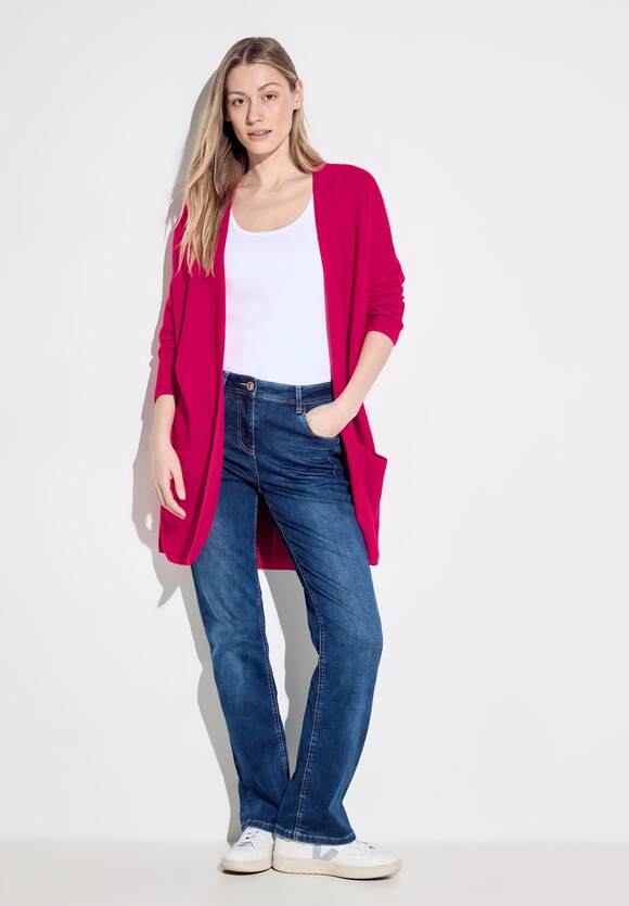 Long Structure Cardigan - Pink Sorbet