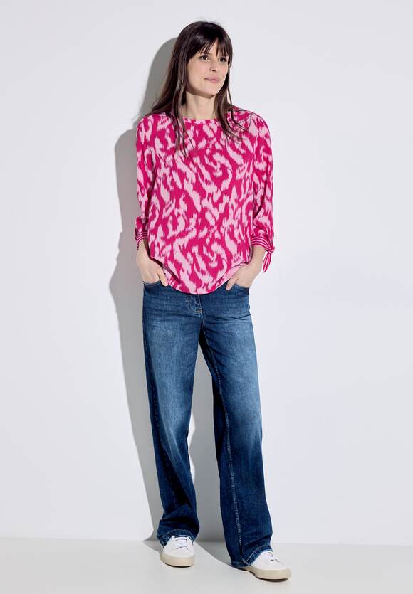 Print Mix Blouse - Pink Sorbet