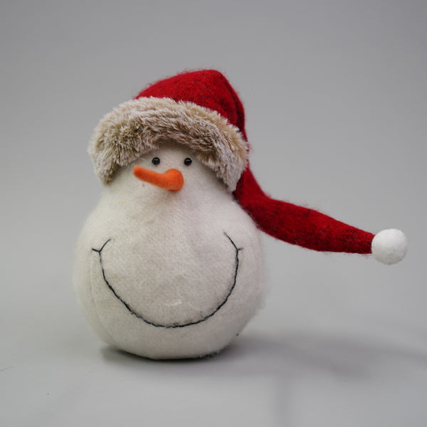 Fabric Snowman