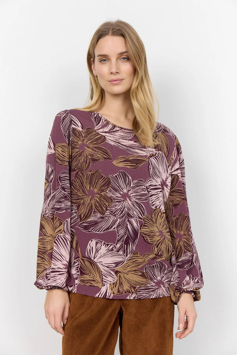 ILONE 1 BLOUSE - Wine Combi