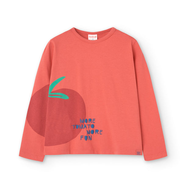 Dye Long Sleeve T-Shirt - Tomato