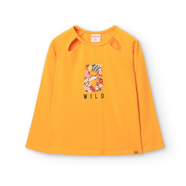 Long Sleeve T-Shirt - Yellow/orange