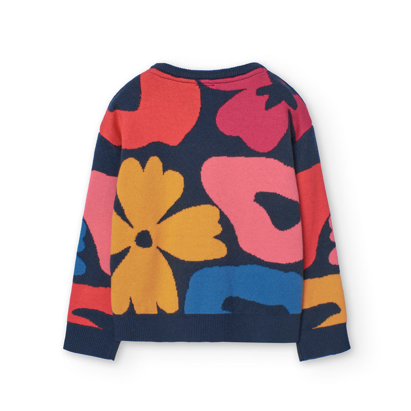 Print Jumper - Navy