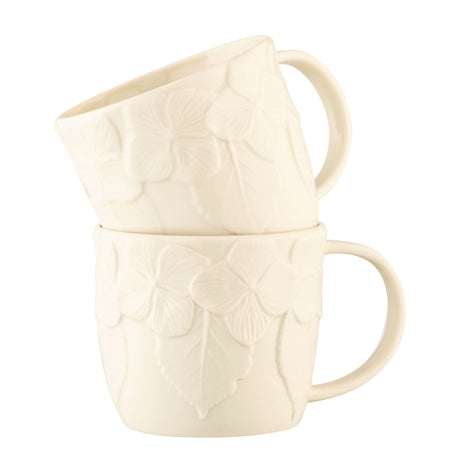 Hydrangea Set Of 2 Mugs