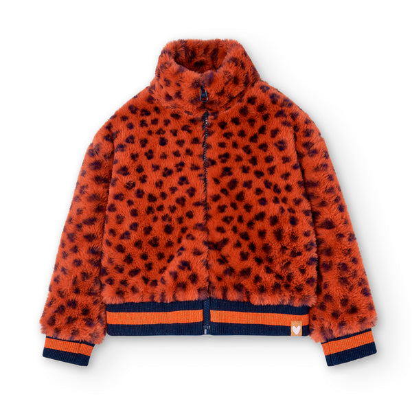 Fur Print Windbreaker - Print