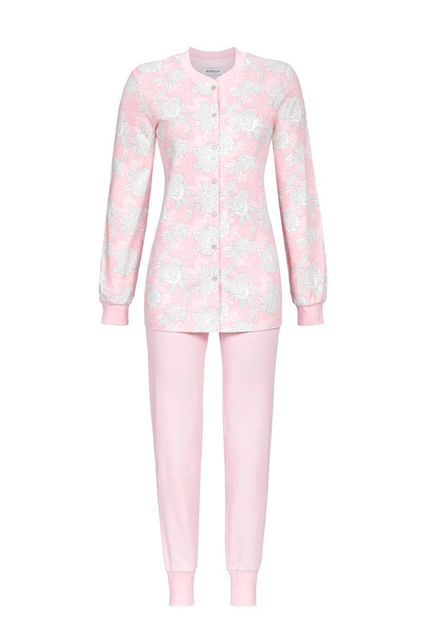 Pyjamas With Knitted Cuffs - Rosa