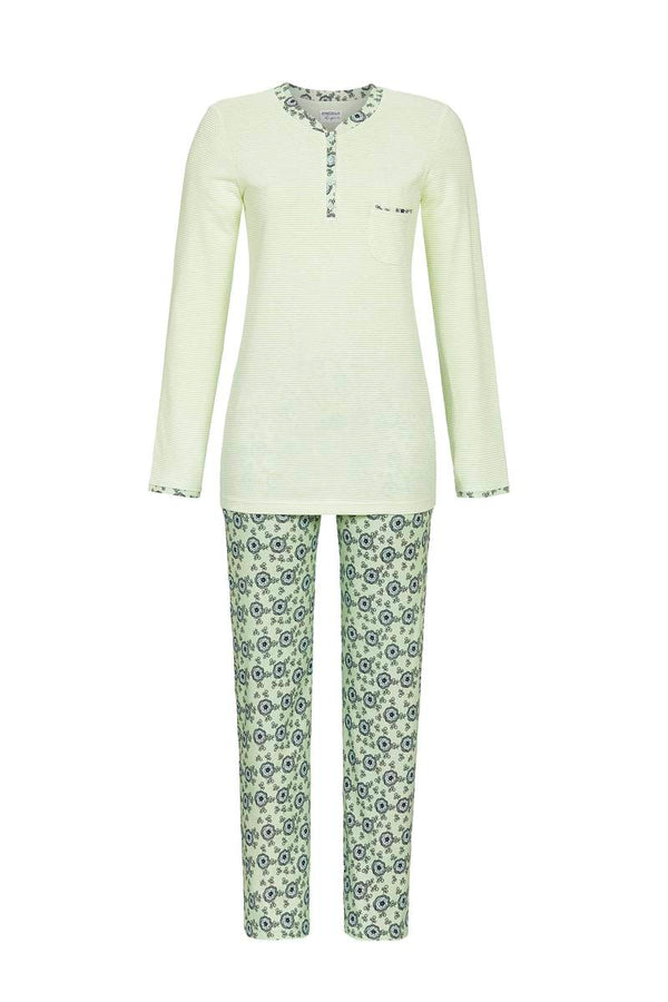 Button-Down Pyjamas - Green Tea