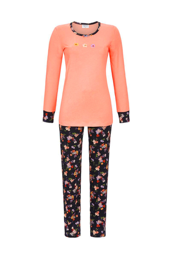 Pyjamas With Motif Print - Peach Pearl