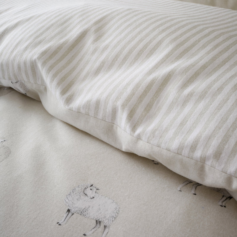 Sheep Duvet Cover Set - Natural