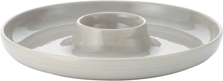 World Foods Chip & Dip Bowl Grey