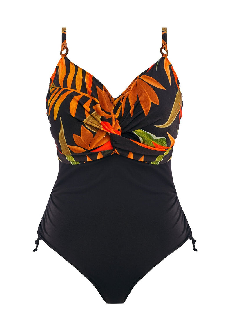 Pichola Twist Front Swimsuit - Black