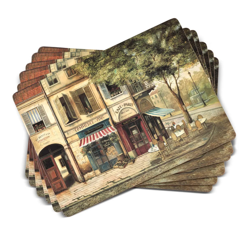 Parisian Scenes Placemats - 6PK