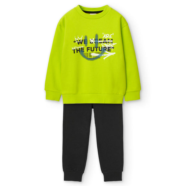 T-Shirt & Joggers Set - Lime