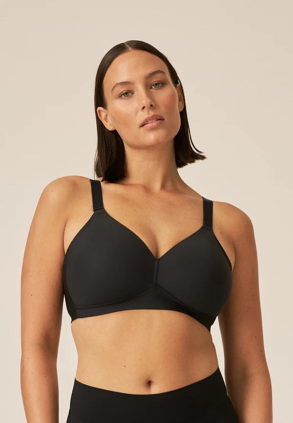 Side Smoother Soft Mould Bra - Black