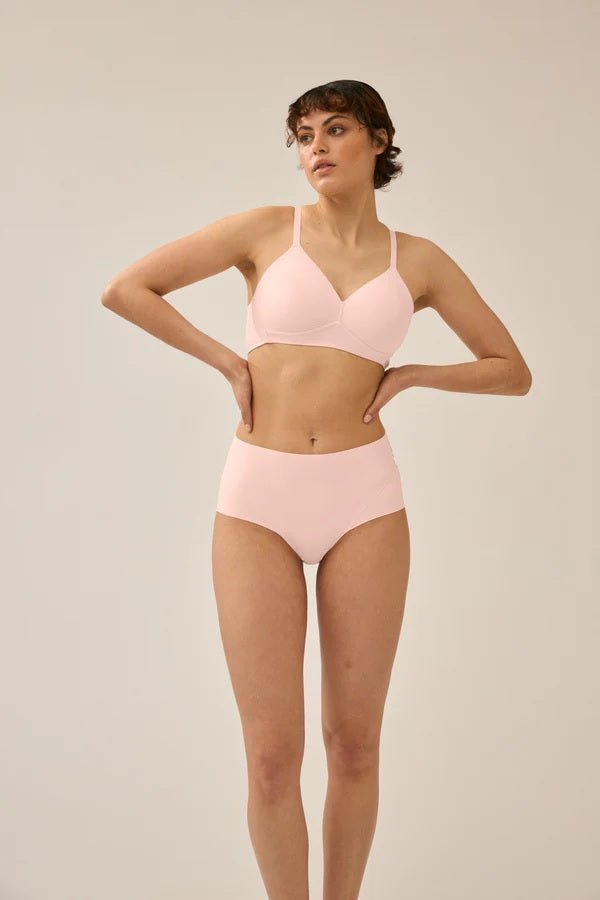 Side Smoother Soft Mould Bra - Blush