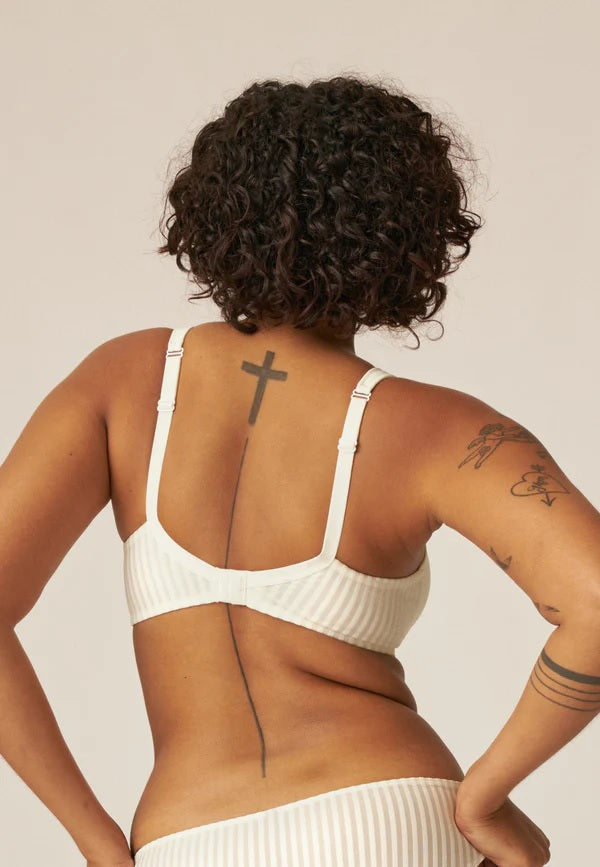 Padded Non Wire Mould Bra - Ecru