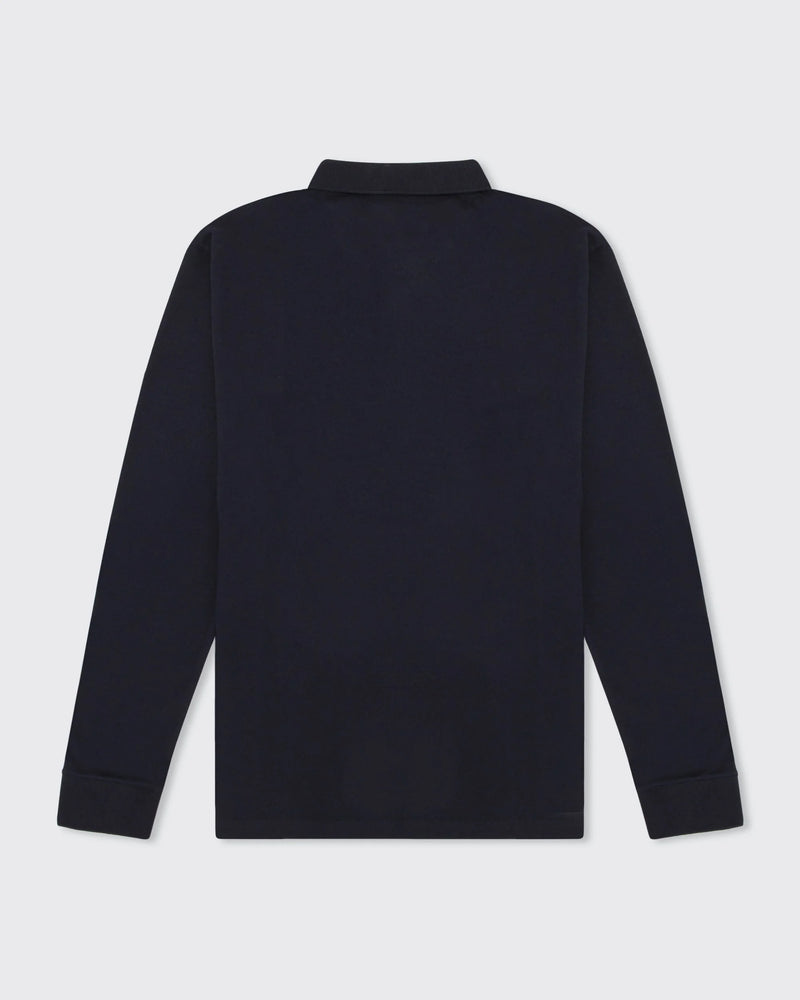 Long Sleeve Polo - Navy