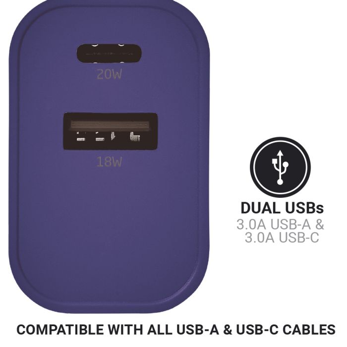 Worldwide USB-A & USB-C Charger+