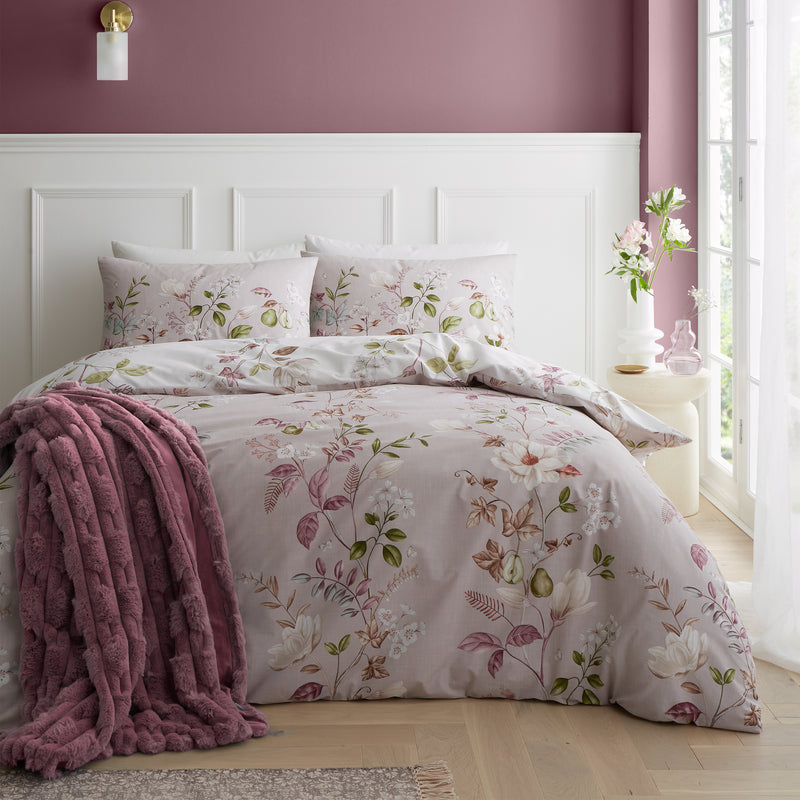 Francesca Floral Duvet Cover Set - Blush