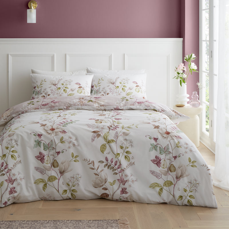 Francesca Floral Duvet Cover Set - Blush