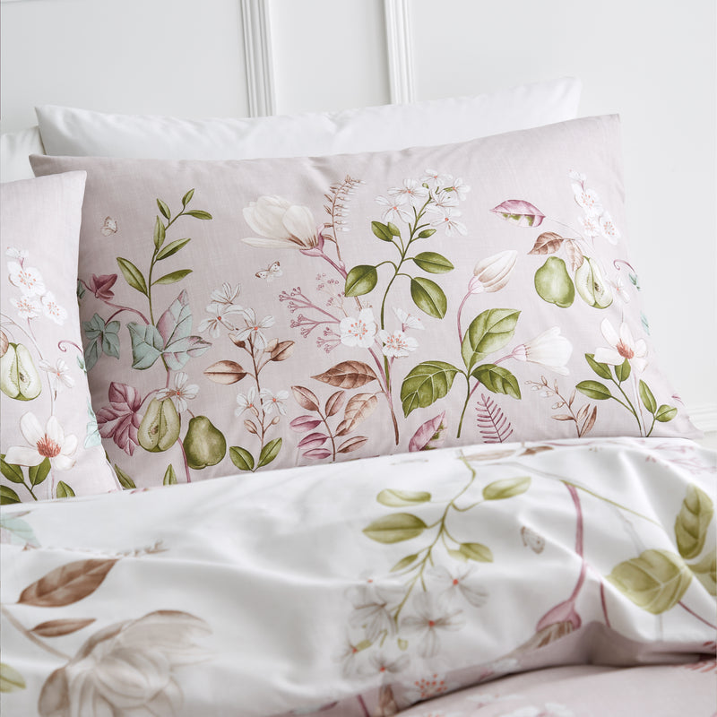 Francesca Floral Duvet Cover Set - Blush