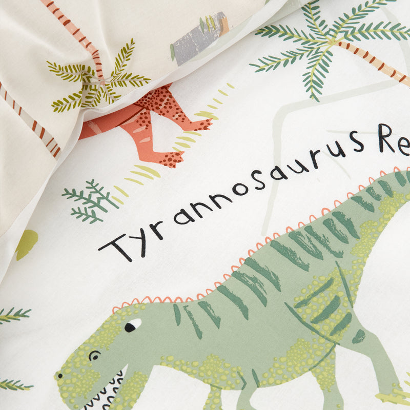 Sleepy Dino Duvet Cover Set